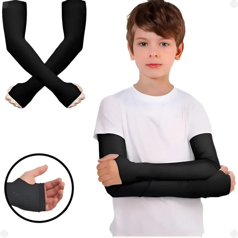 2x Manguito Infantil Proteção Solar Uv