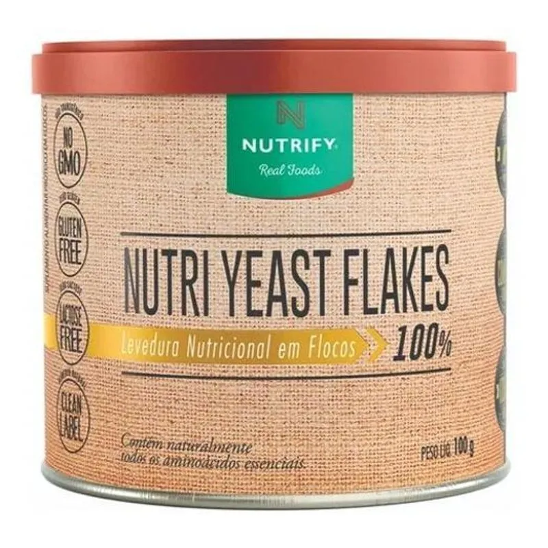 2x Nutritional Yeast Flakes Nutrify 100g Levedura Nutriciona