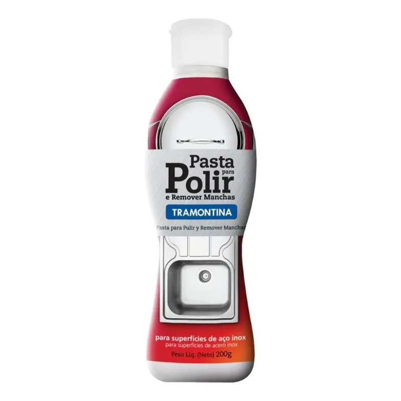 5x Pasta Para Polir E Remover Manchas Inox Tramontina 200g