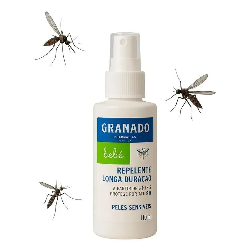Repelente Bebe Longa Duração Pele Sensível Granado 110ml