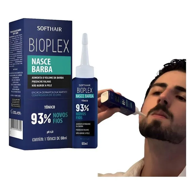 Produto Para Barba Crescer Menos Falha E Mais Volume Bioplex