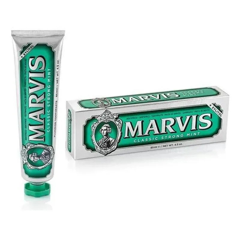 Pasta De Dentes Marvis Strong Mint 85ml - A Melhor Do Mundo