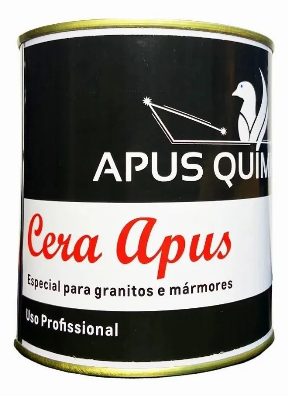Cera Para Polir Mármores E Granitos Preta 900ml