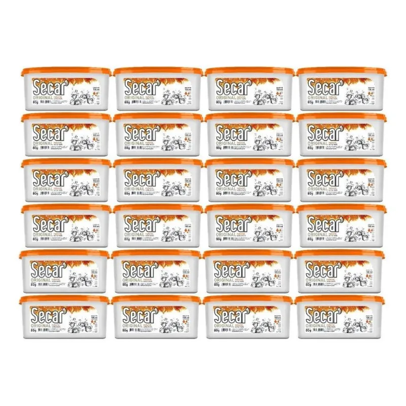 Kit Com 24un Anti Mofo Secar Natural 80g - Evita Mofo