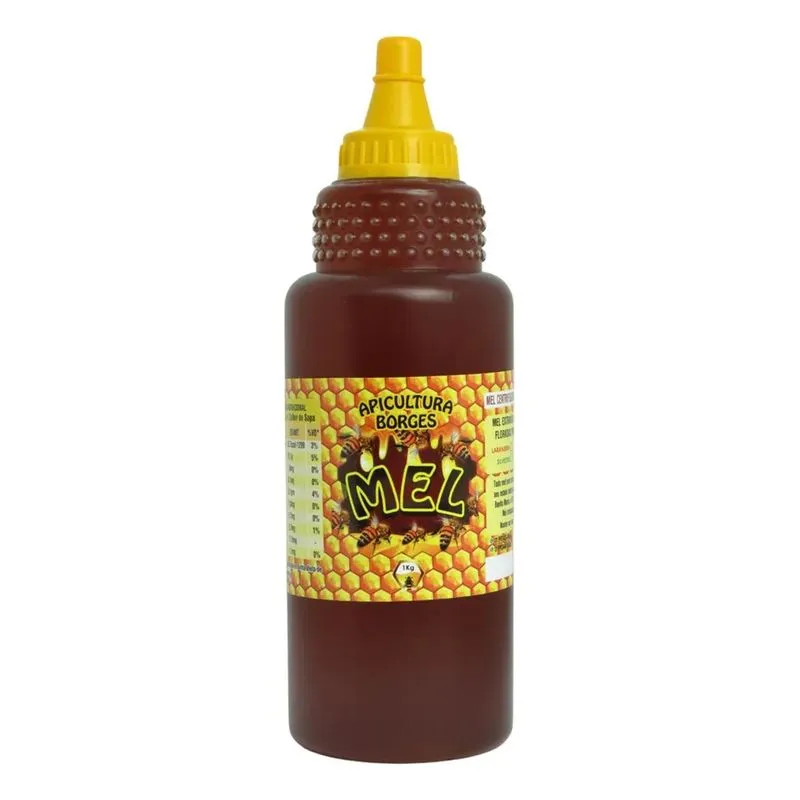 Mel De Abelha 100% Puro 1 Kg Apicultura Borges Natural Flora