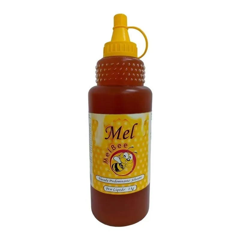 Mel De Abelha - 100% Puro - Bisnaga 1 Kg - Florada Silvestre