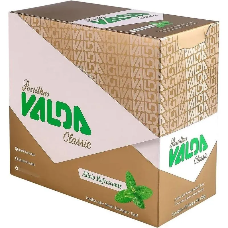 Pastilhas Valda Pastilhas Gominha - Menta E Eucalipto - Unid