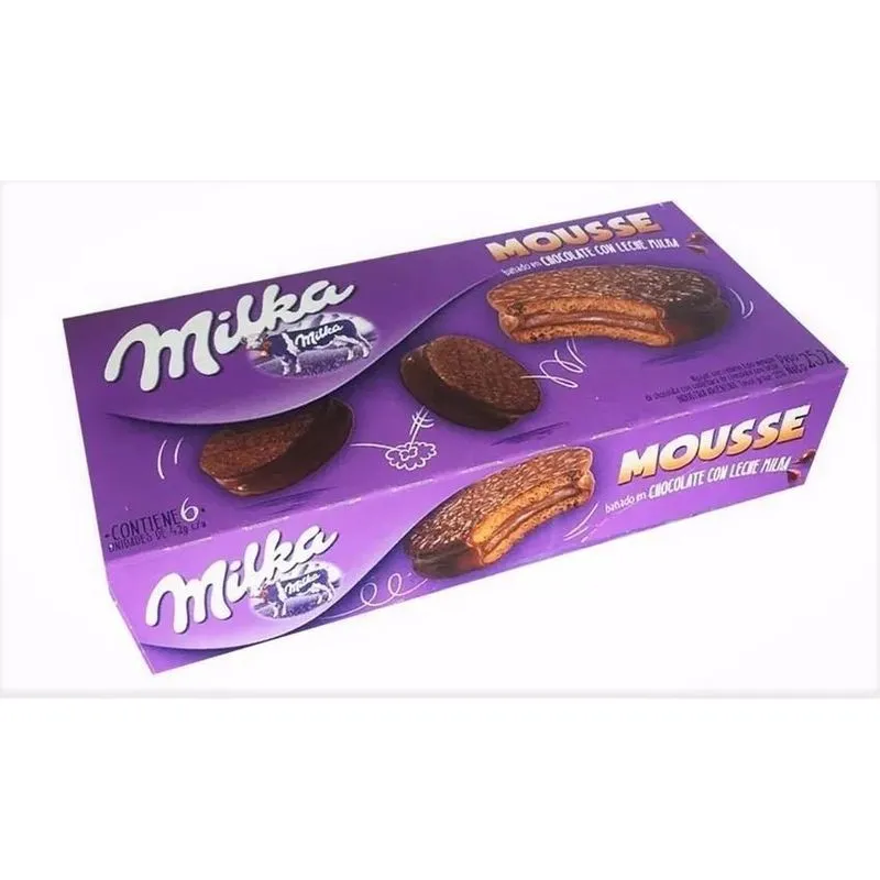 Milka Alfajor - Mousse - Unidade - 1 - 6 - 42 G