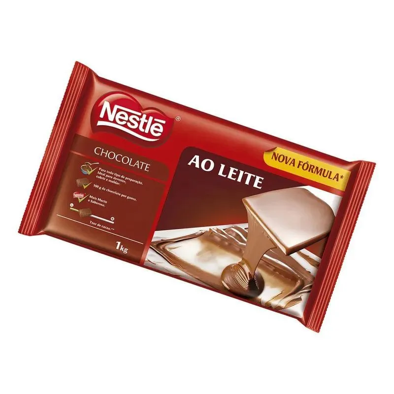 Nestlé Chocolate Ao Leite Nestlé 1kg - Chocolate Ao Leite