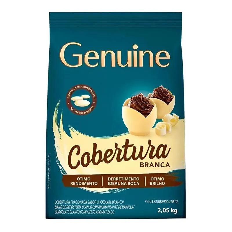 Genuine Branco Cobertura Fracionada - Branco - 2.05 Kg - Uni