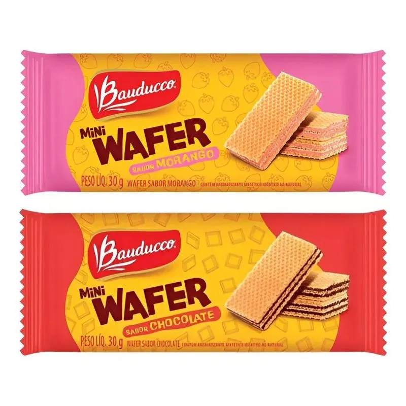 Pandurata Alimentos Ltda Bauducco Mini Wafer Bauducco - Mora