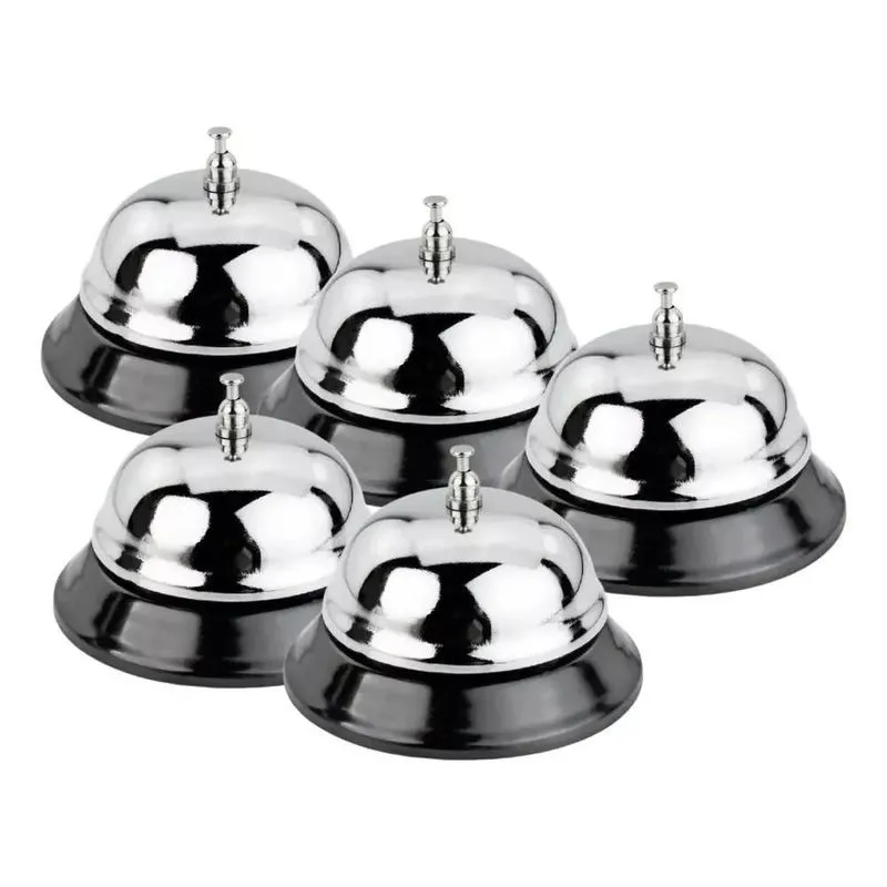 5x 5 Sino Sineta Campainha De Mesa Recepção Hotel Restaurant