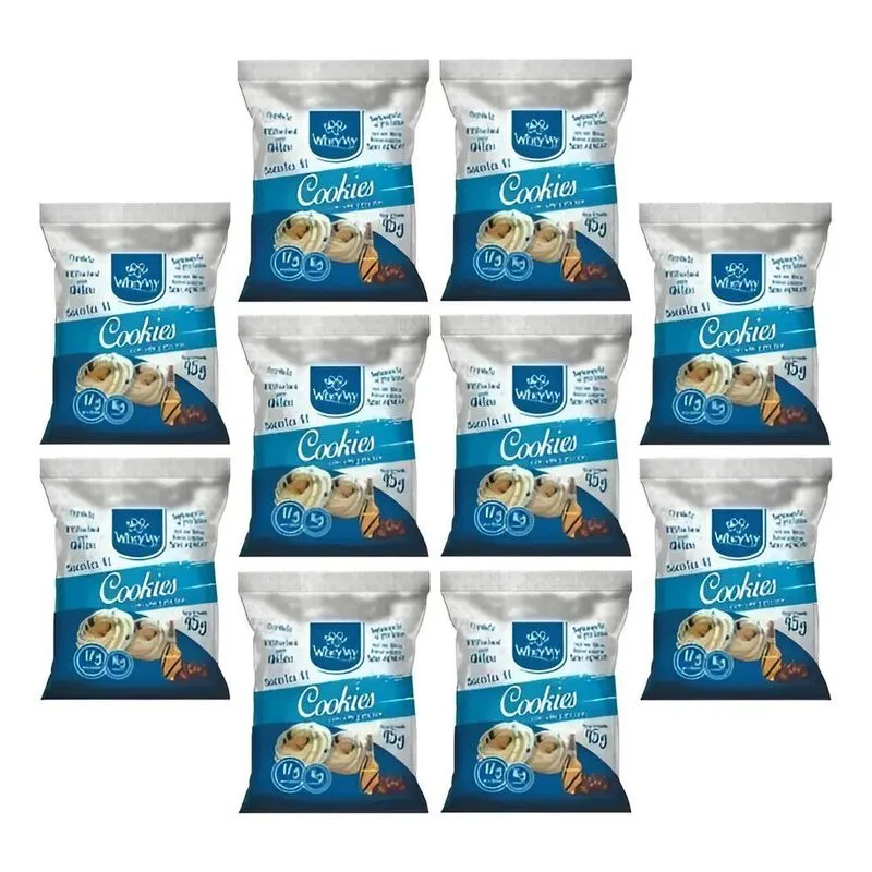Bolacha Fit Biscoito Proteico Sem Açucar Wheyviv Fit