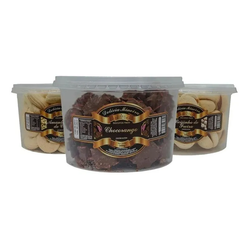 Biscoitos Amanteigados Mineiros 10 Potes