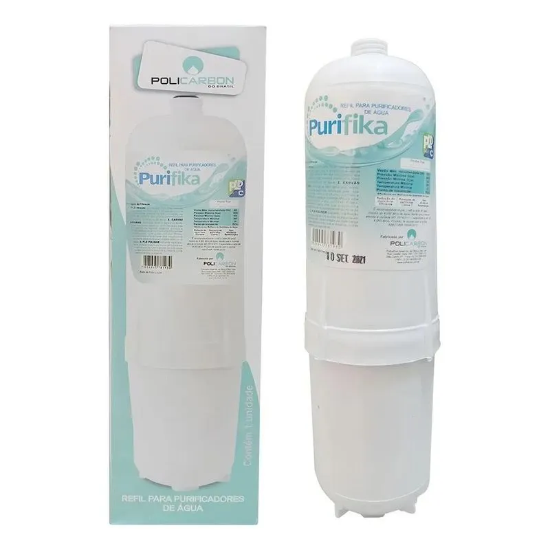 10x Refil Filtro De Água Purifika Compativel Soft Everest