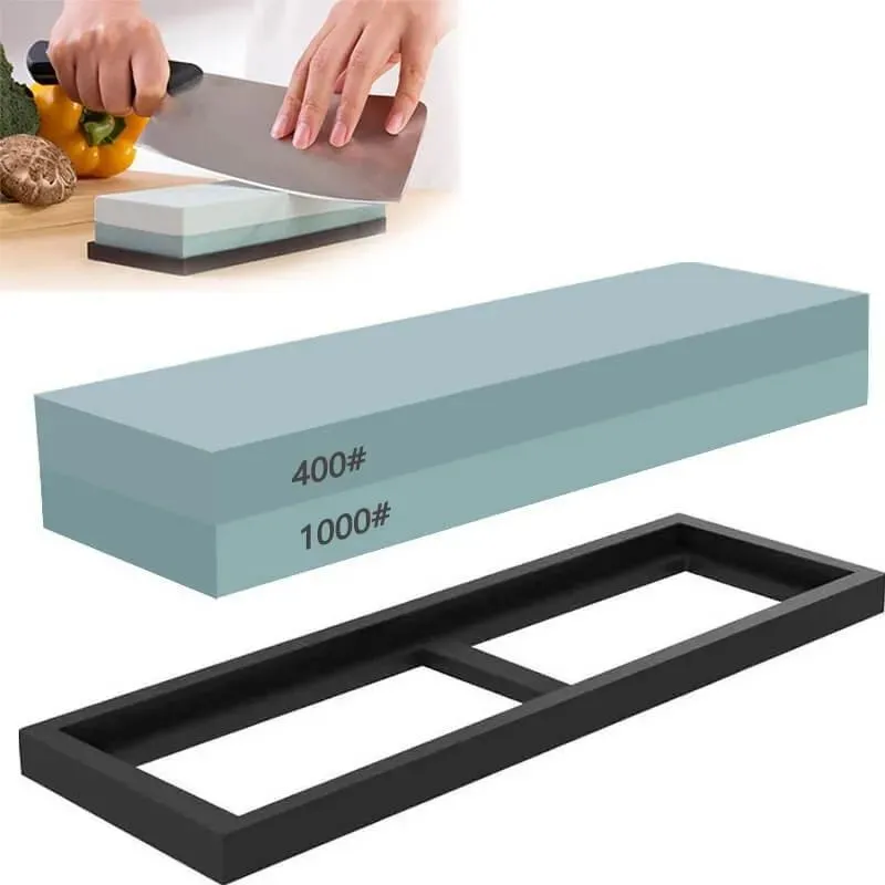 5x Pedra Para Afiar Amolar Faca E Lâminas Grão 400/1000