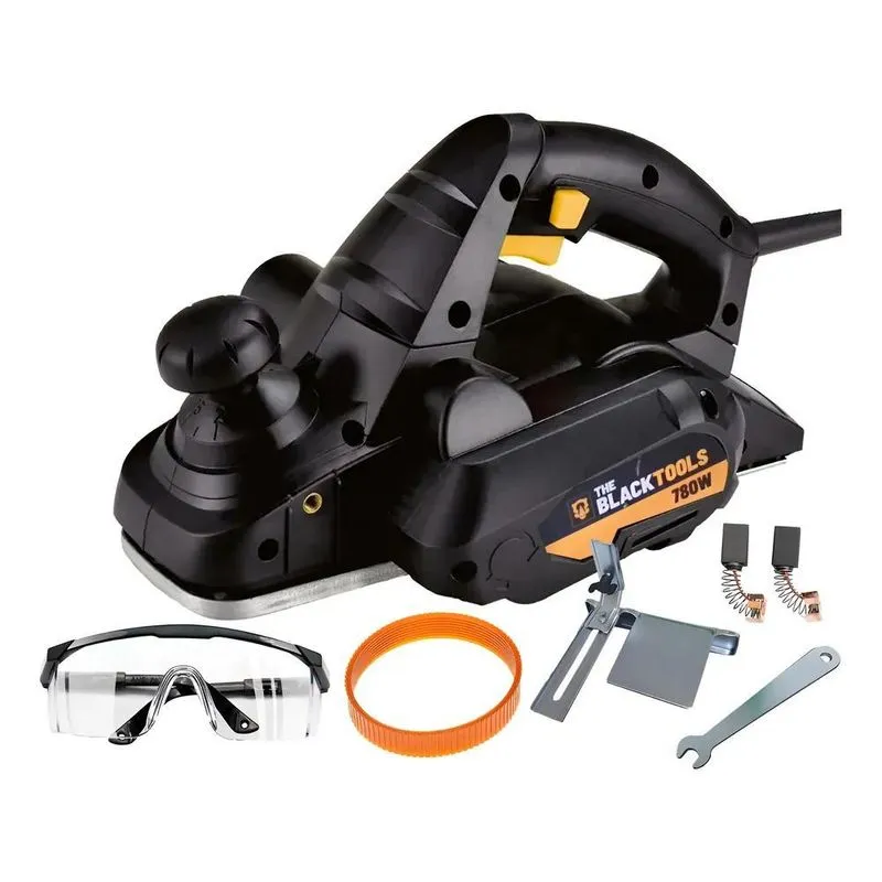 Plaina Elétrica 780w The Black Tools 16500rpm P - Preto 127v