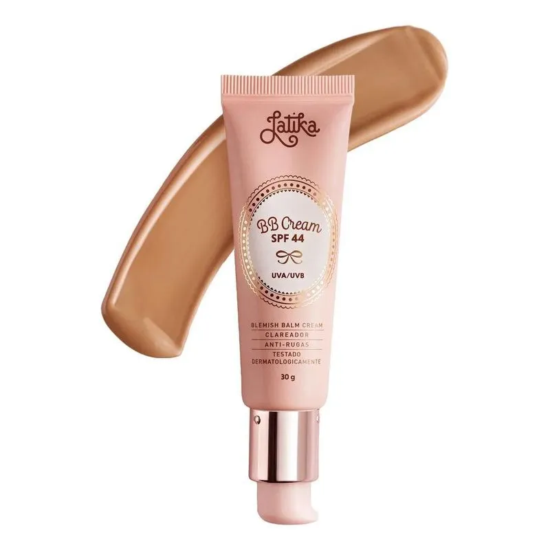 Bb Cream Latika Fps 44: Pele Uniforme, Ilum - Bege Médio N20