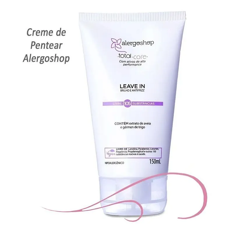 Leave In Creme De Pentear Hipoalergênico - Alergoshop