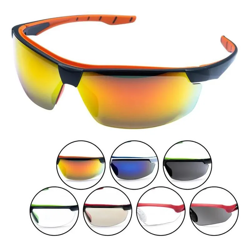 2x Oculos Sol Ciclismo Bike Uv 400 Corrida Volei Esportivo