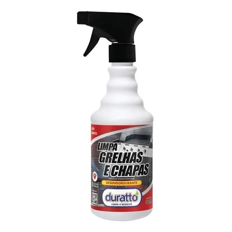 3x Limpa Grelhas Churrasqueiras Chapas Espetos Duratto