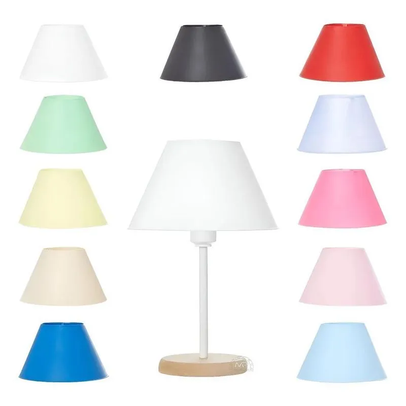 5x Abajur Luminaria De Mesa Com Cupula 17cmx27cm (dxa)