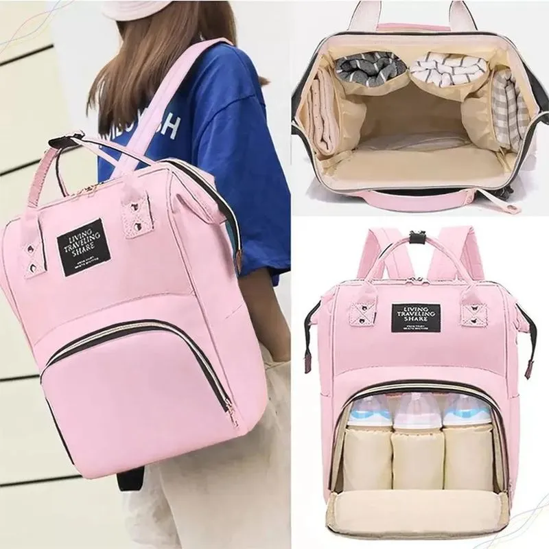 Pop Imports Aconchego 40x25cm Bolsa De Maternidade Rosa