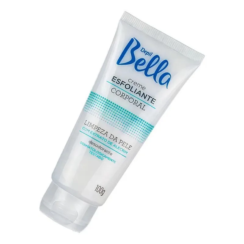 5x Creme Esfoliante Corporal Extrato Alecrim Depil Bella 100