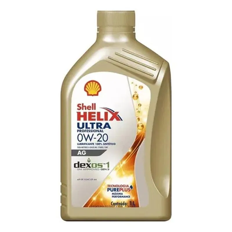 Óleo De Motor Shell Helix Ultra 0w20 1l Sintético Ag