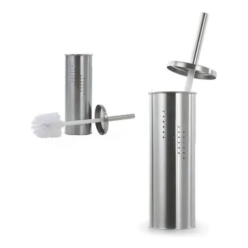 5x Escova Sanitária Vaso Limpeza Higienização Em Aço Inox