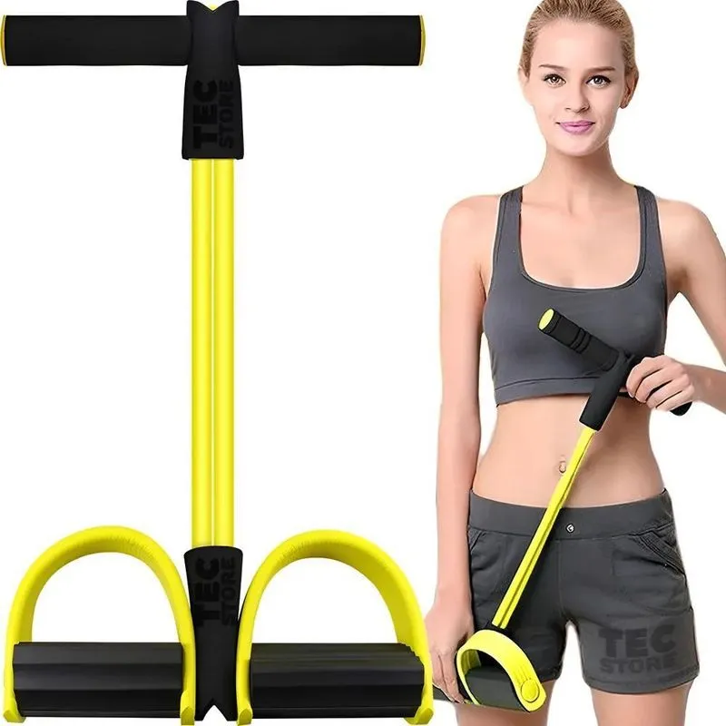 Elastico Para Malhar Extensor Academia Treino Pilat Amarelo