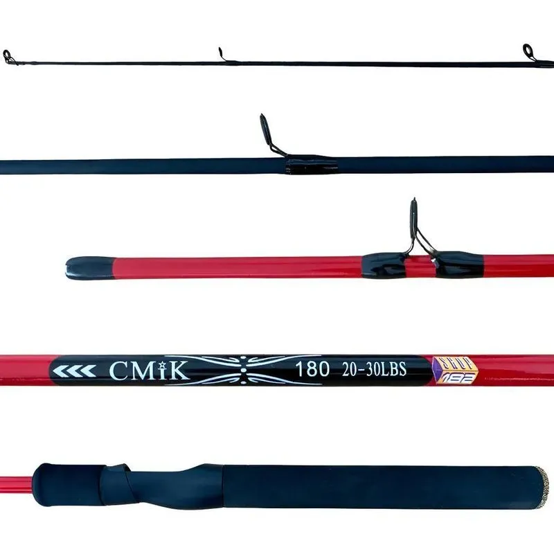 Vara Para Molinete 2 Partes Carbono 1,80m 15/25 Libras Cmik