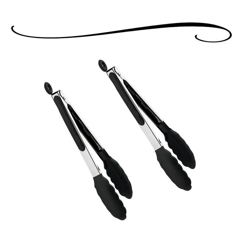 2x Kit 2 Pegadores Inox Uny Gift Para Churrasqueira