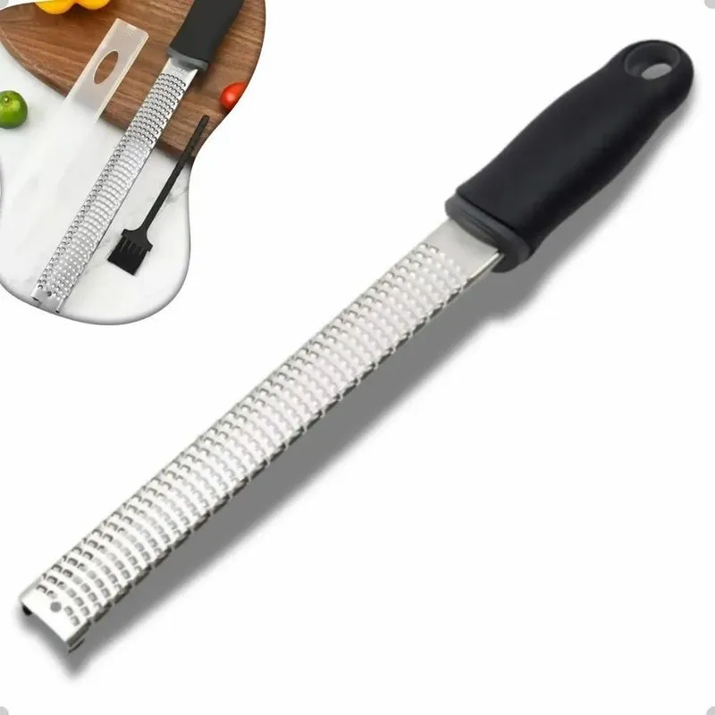 Ralador Zester Aço Inox Afiado Profissional Raspas Limão