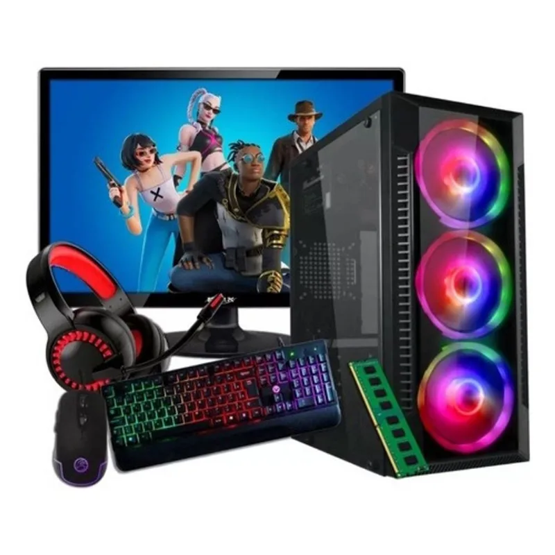 Computador Gamer I5 2ª 16g Ram Ssd 480gb Placa De Video 4gb Tela 20