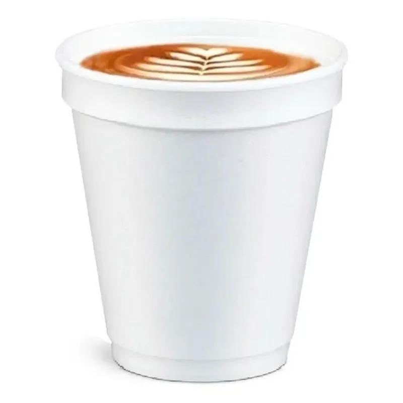 Copo Isopor Termico Para Cafe 120ml Descartavel Com 100 Un