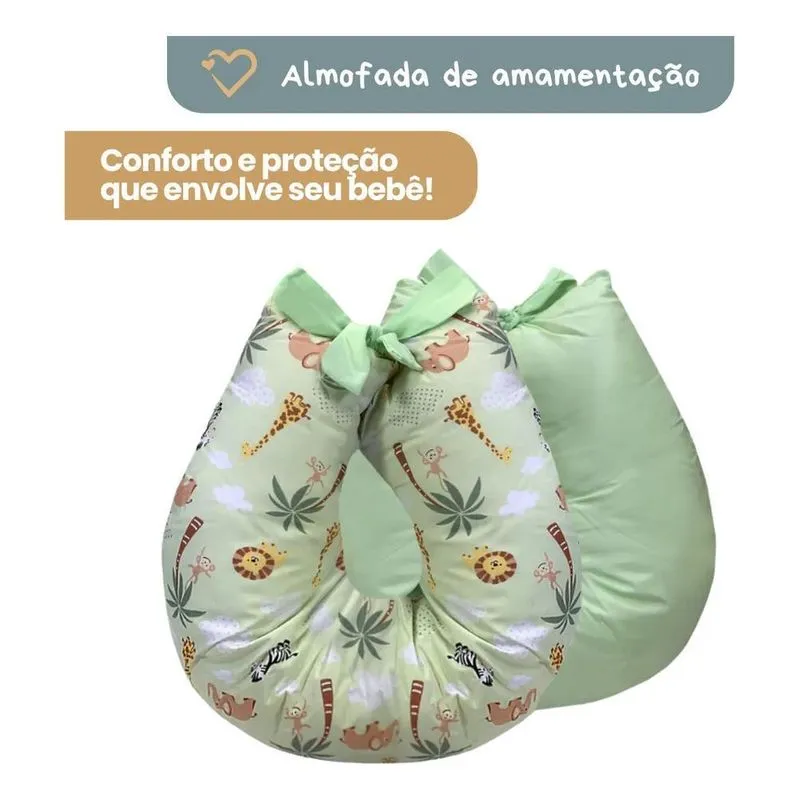 2x Almofada De Amamentação Para Bebe Travesseiro Super Macio