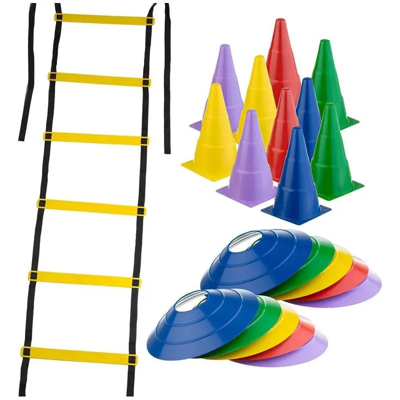 Kit Funcional Agilidade 10 Chapéus + 10 Co Multicolorido
