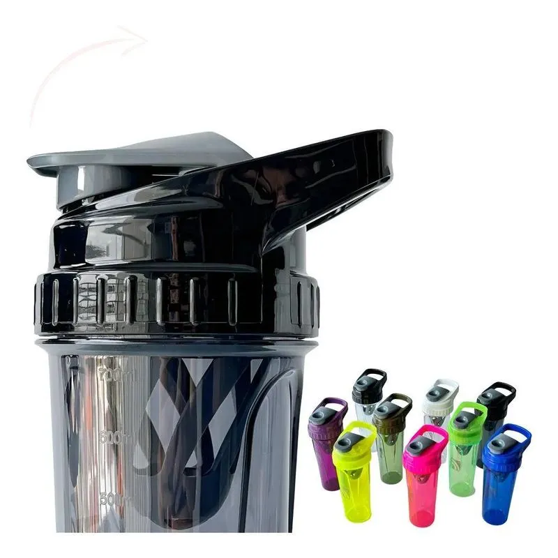 Coqueteleira Shakeira Whey 700ml Tritan Academia Bpa Free Co