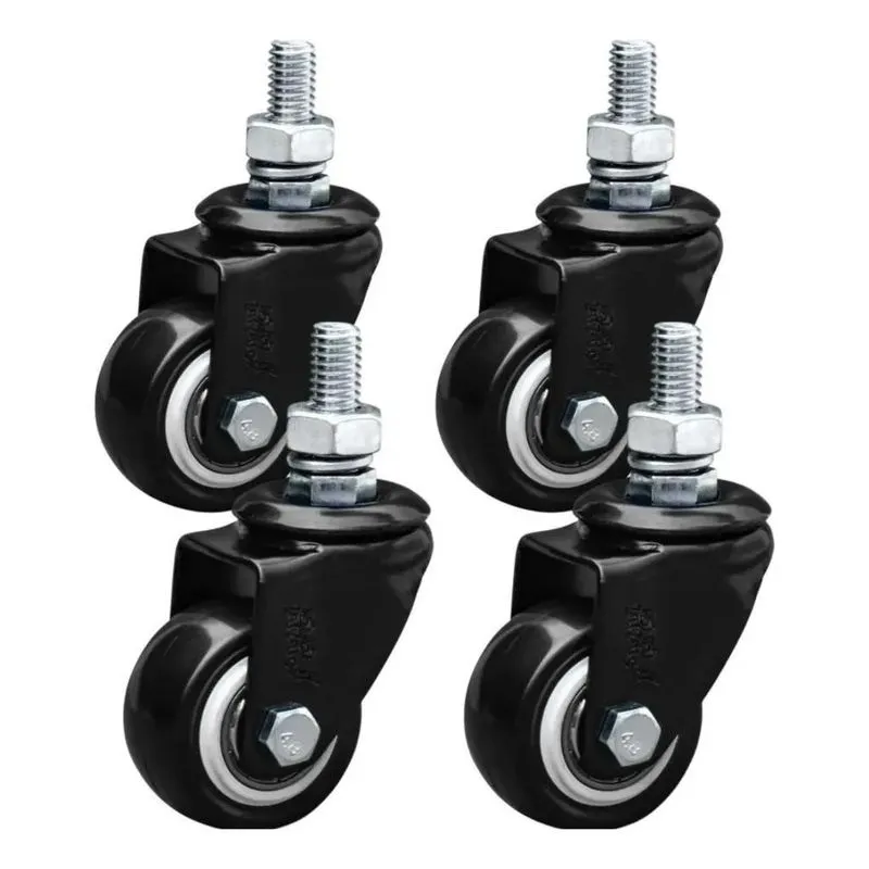 3x Kit 4 Rodinhas Para Moveis Rodízio Roda 400kg Giratória E