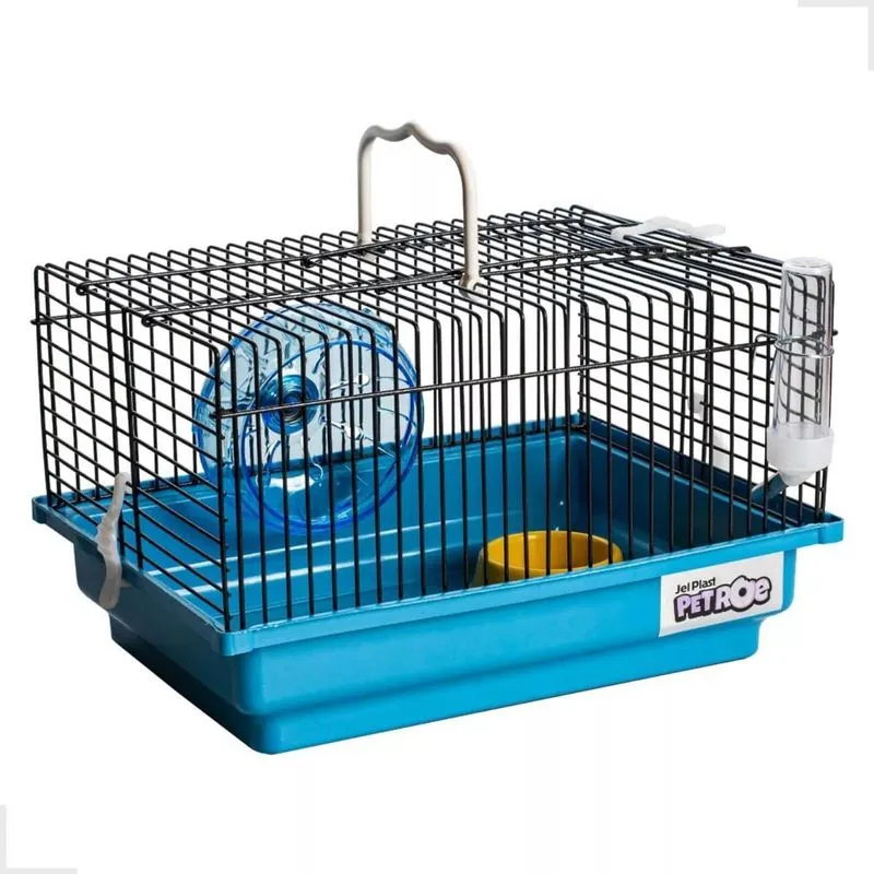 Gaiola Hamster Para Roedores Porquinho Da Índia Roda E Acessórios