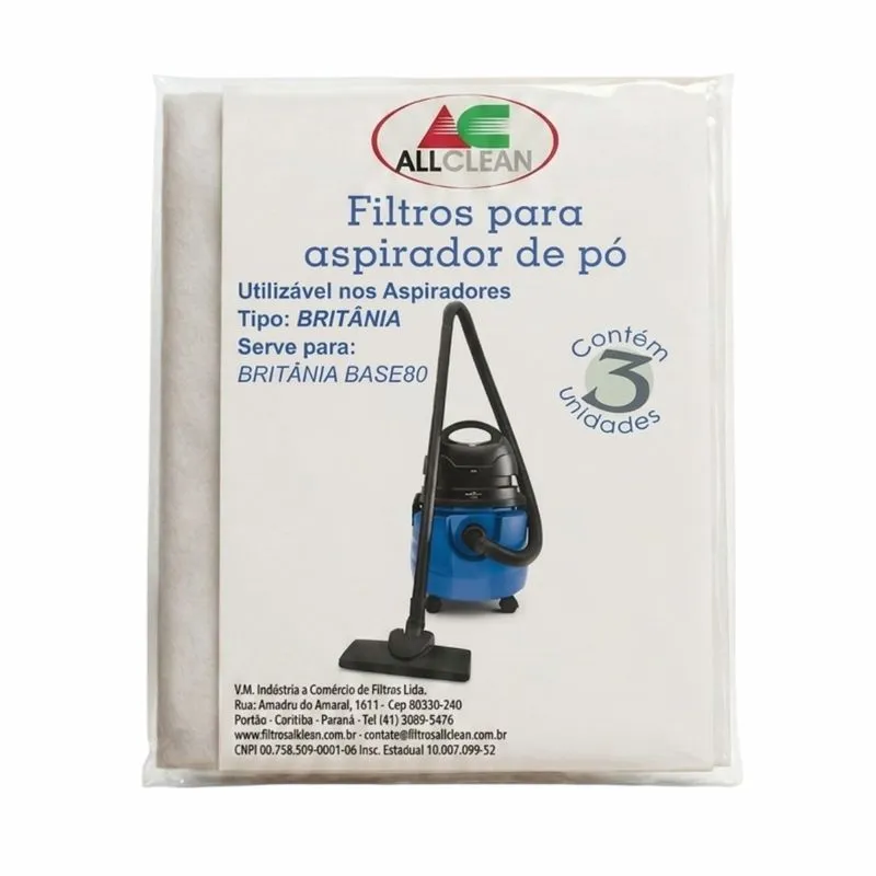 FILTRO PARA ASPIRADOR DE PÓ BRITÂNIA BASE80