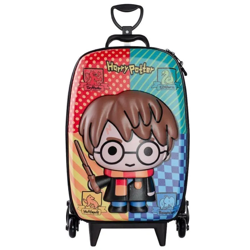 Mochila De Carrinho Harry Potter Infantil 3D Impermeável