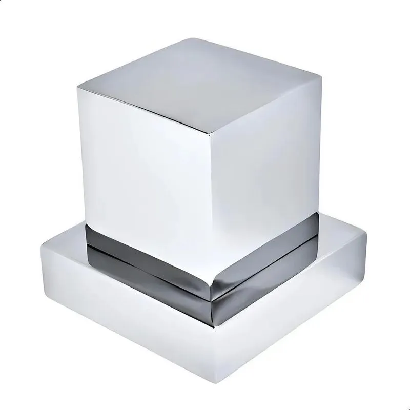 10x Soft Inox Acabamento Quadrado Registro Volante Metal Pa