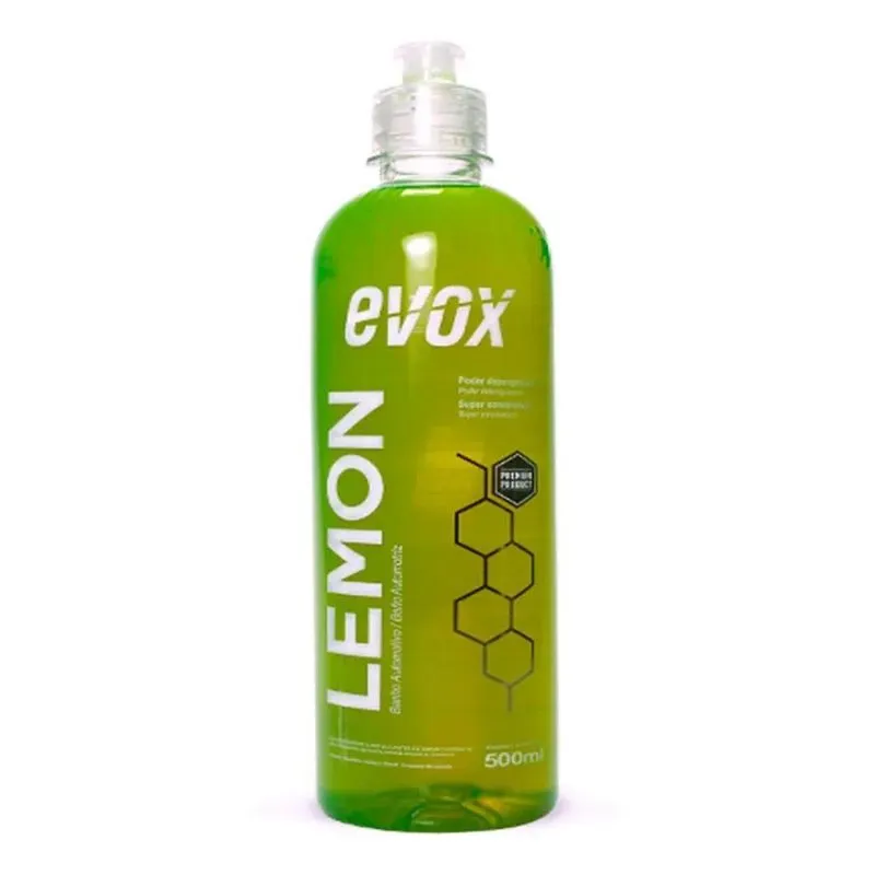 2x Banho Automotivo Desengraxante Lemon 500ml Evox Sw