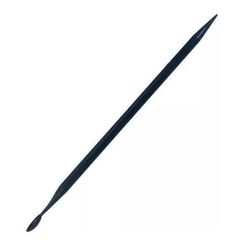 10x Palito Plastico Aplicador De Henna Com Medidor Cor Pret