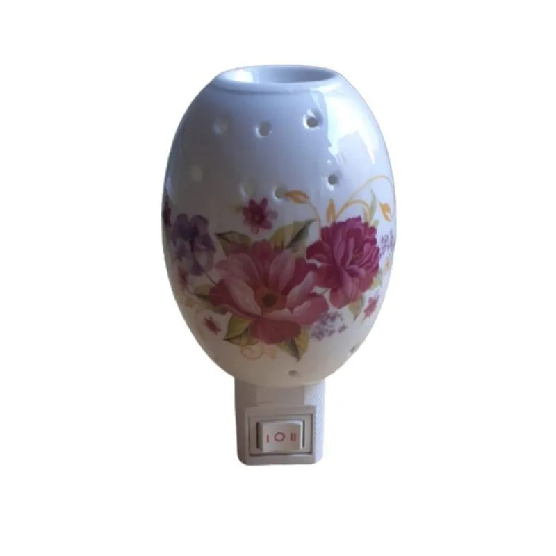 Mini Abajur Luminária Bivolt De Tomada 2 Estágios Difusor