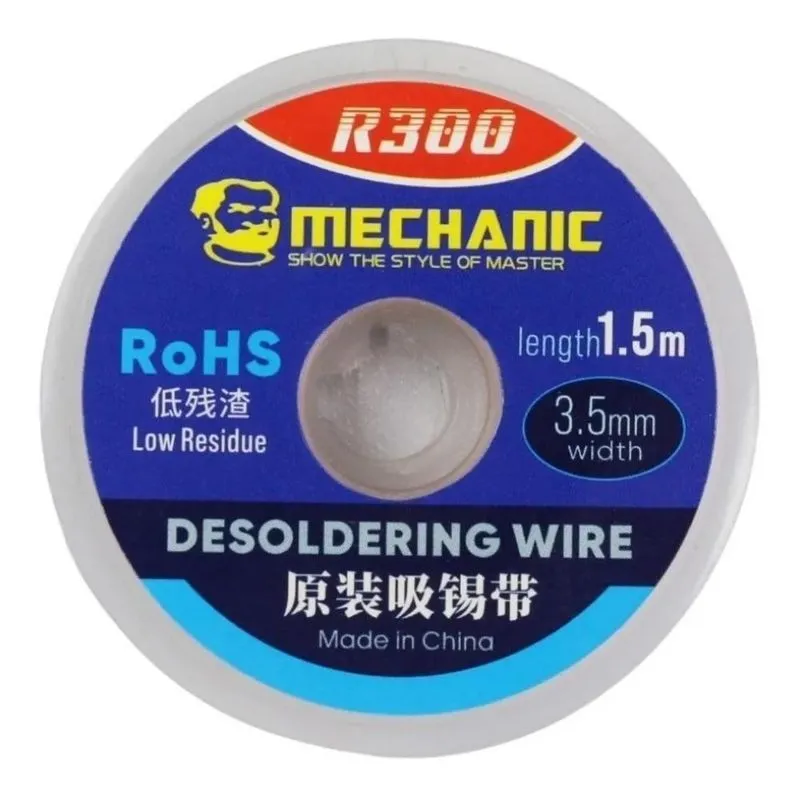 Malha Dessoldadora De Cobre Fita Limpa Solda Mechanic R300