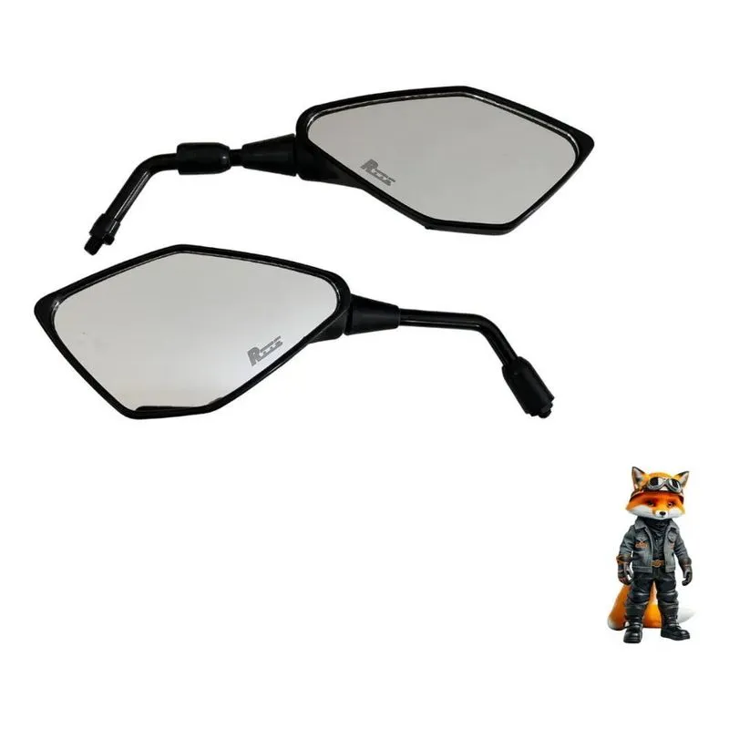10x Retrovisor Kawasaki Z400 (par) - (rosca Honda)