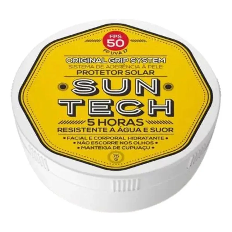10x Protetor Solar Corporal Face Transparente Sun Tech 50fp